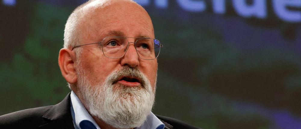 Frans Timmermans ist EU-Kommissar für Klimaschutz.