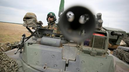 Auch dieses System will die Union in die Ukraine schicken: den Schützenpanzer Marder, hier bei einem Manöver in Polen.