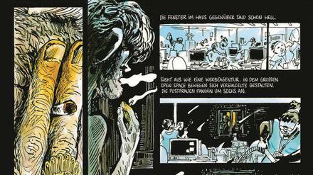 Vielschichtige Lektüre: Eine Seite aus „Vernon Subutex“.