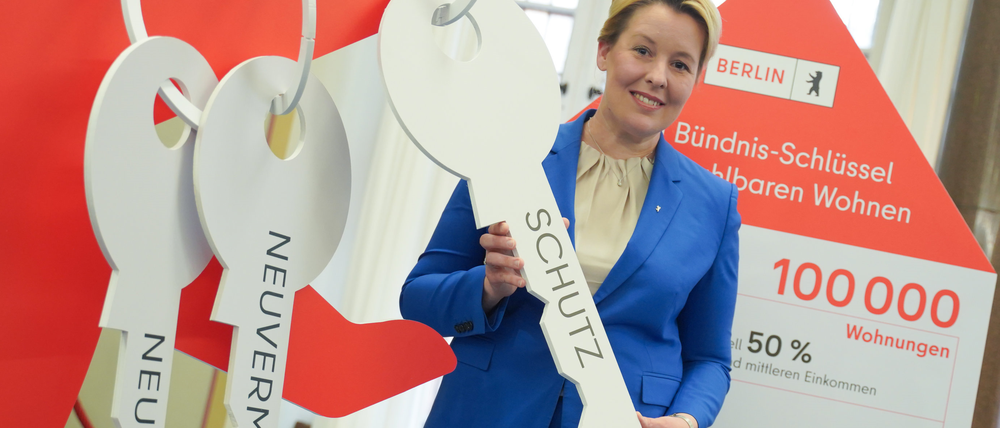 Giffeys "Schlüssel" für bezahlbares Wohnen.