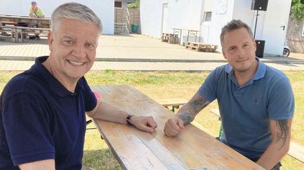 Zwei Mann, ein Ziel. Frank Steffel (links) und Kay Bernstein wollen Präsident von Hertha BSC werden. 