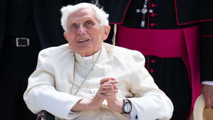 Der emeritierte Papst Benedikt XVI. (Archivbild vom Juni 2020)