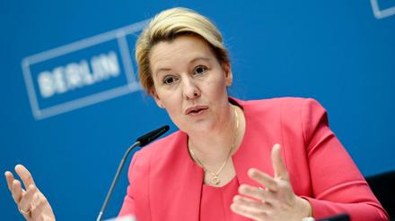 Berlins Regierende Bürgermeisterin Franziska Giffey (SPD).