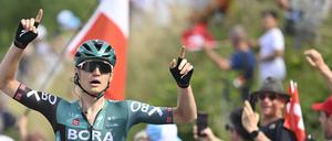 Kann seine Führung nicht verteidigen. Alexander Wlassow aus Russland vom Team Bora-hansgrohe wurde positiv getestet. 