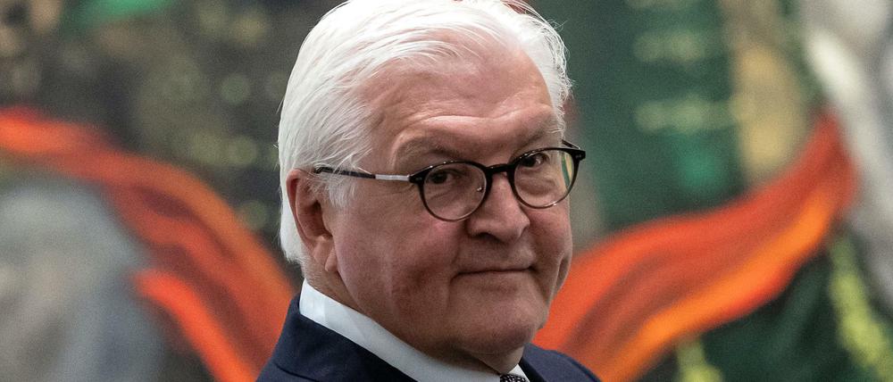 Bundespräsident Frank-Walter Steinmeier bei der Eröffnung der Documenta fifteen