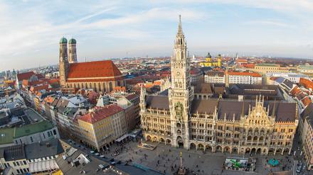 Blick auf München.