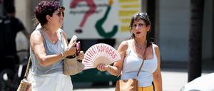 Im spanischen Saragossa knackten die Temperaturen die 40-Grad-Marke locker.