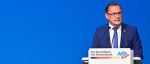 Tino Chrupalla wurde als Bundessprecher der AfD wiedergewählt. 