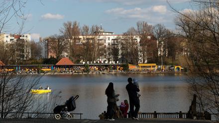 Das Strandbad Weißensee in Pankow.