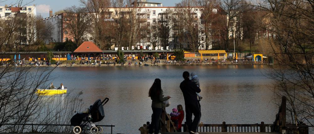 Das Strandbad Weißensee in Pankow.