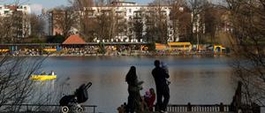 Das Strandbad Weißensee in Pankow.