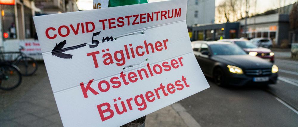Gefragt. Bund und Länder steckten viel Geld in die Testzentren. 