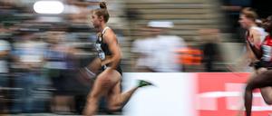 Vorneweg: Gina Lückenkemper.