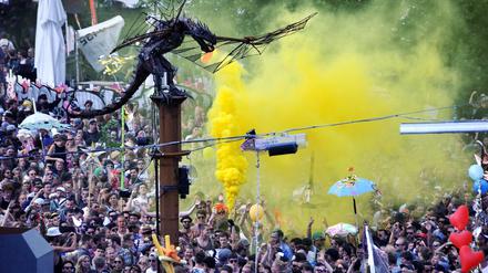 Ganz schön kuschelig hier: das Fusion-Festival im Jahr 2016.