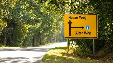 Es wäre möglich, aber widersinnig, nach rechts abzubiegen.