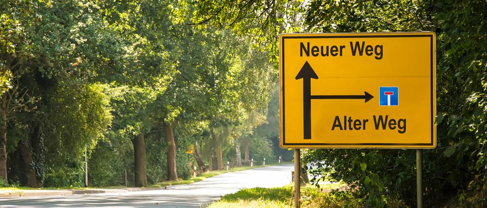 Es wäre möglich, aber widersinnig, nach rechts abzubiegen.