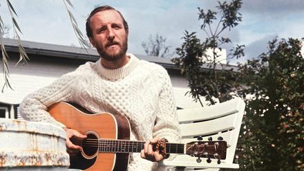 Der Liedermacher. Hannes Wader, aufgenommen in den 1970er Jahren.