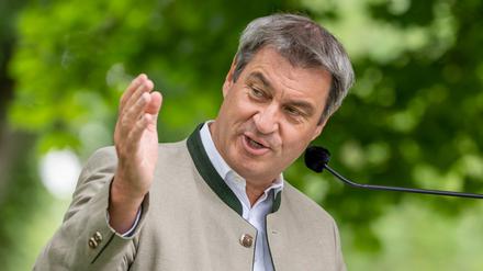 Der Ministerpräsident von Bayern: CSU-Chef Markus Söder.