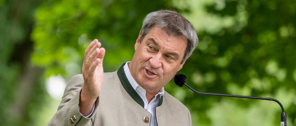 Der Ministerpräsident von Bayern: CSU-Chef Markus Söder.