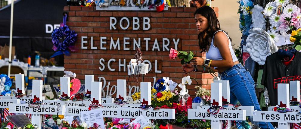 Gedenken an die Opfer des Massakers an der Grundschule von Uvalde in Texas (Archivbild vom 28. Mai 2022) 