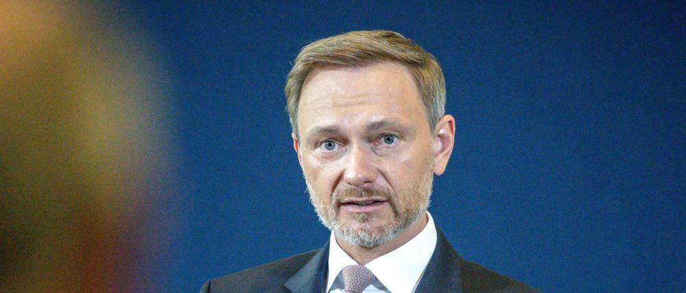 Christian Lindner (FDP), Bundesminister der Finanzen.