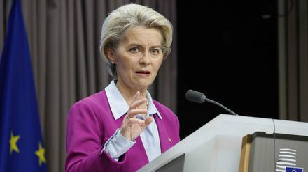 "Wir hoffen das Beste, erwarten aber das Schlimmste", sagte EU-Kommissionschefin Ursula von der Leyen am Freitag.
