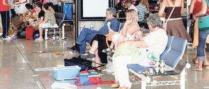 Flughafen und Müllkippe. So sah es in der Abfertigungshalle von Palma aus, als 2005 die Reinigungskräfte streikten. 