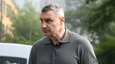 Der Bürgermeister von Kiew, Vitali Klitschko, hofft auf ein baldiges Gespräch mit Berlins Regierender Bürgermeisterin Franziska Giffey