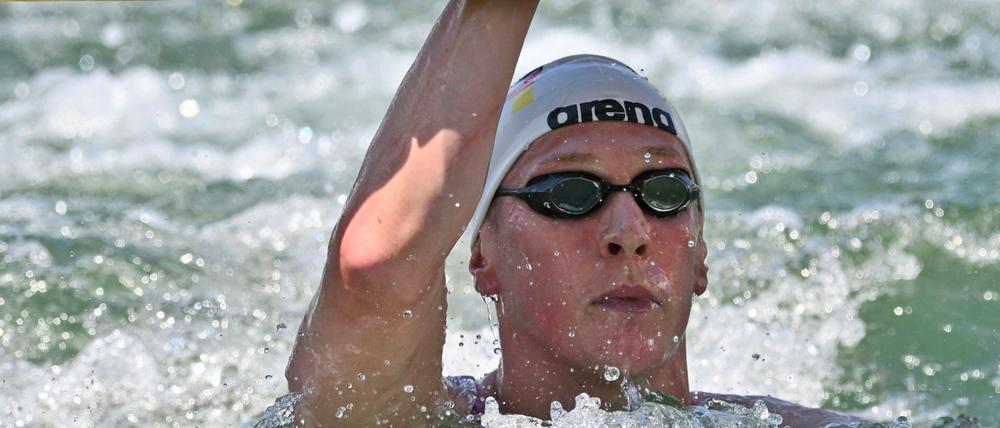 Im Freiwasser ist Florian Wellbrock kaum zu schlagen.