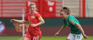 Katja Orschmann (links) führte Union in der Regionalliga auf Rang drei, spielt zukünftig allerdings in den USA.