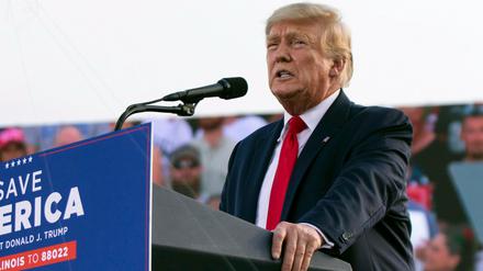 Der ehemalige US-Präsident Donald Trump soll sich der Wirkung seiner Rede am 6. Januar bewusst gewesen sein.