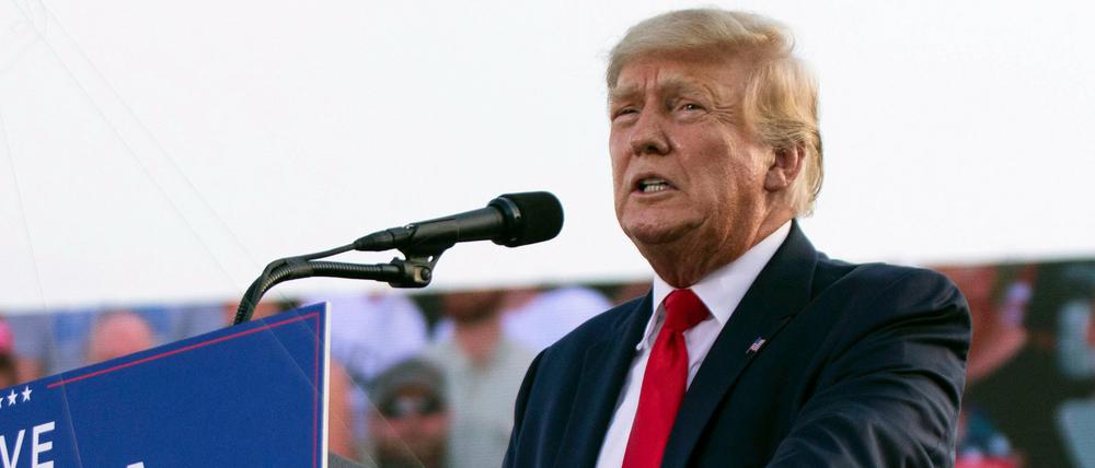 Der ehemalige US-Präsident Donald Trump soll sich der Wirkung seiner Rede am 6. Januar bewusst gewesen sein.