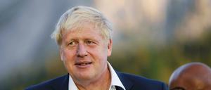 Der britische Premier Boris Johnson beim G7-Gipfel in Elmau