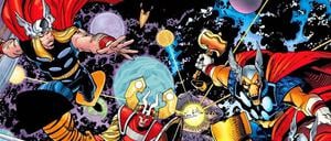 Wunderbarer Irrsinn: Eine Coverzeichnung von Walt Simonson.