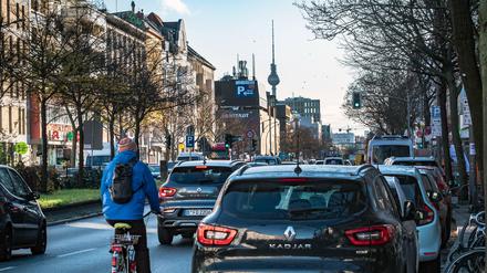Die Müllerstraße wird von Radfahrern als besonders gefährlich beschrieben.