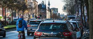 Die Müllerstraße wird von Radfahrern als besonders gefährlich beschrieben.