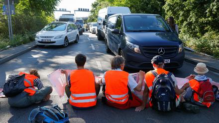 In der Vergangenheit haben Klimaschutz-Aktivisten wiederholt Autobahnausfahrten blockiert.