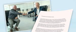 Ricardo Lange erinnert Olaf Scholz in einem offenen Brief an dessen Versprechen.