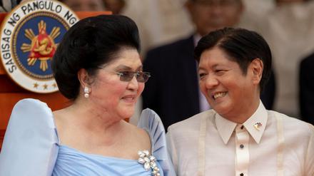 Neuer Präsident der Philippinen: Ferdinand „Bongbong“ Marcos Jr. mit seiner Mutter Imelda