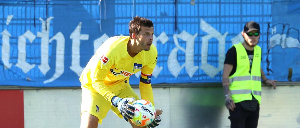 Rune Jarstein feiert nach 468 Tagen sein Comeback bei Hertha BSC.