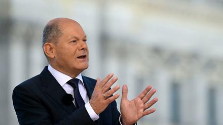 Bundeskanzler Olaf Scholz (SPD)