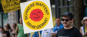 Frieden schaffen, auch mit schweren Waffen. 