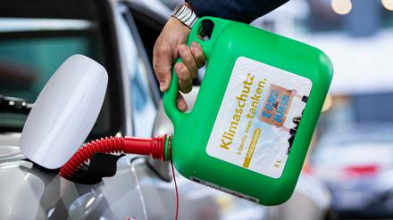 E-Fuel im Einsatz - aber nur zu Demonstrationszwecken.
