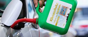 E-Fuel im Einsatz - aber nur zu Demonstrationszwecken.