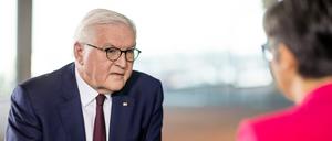 Bundespräsident Frank-Walter Steinmeier (SPD) im ZDF-Sommerinterview