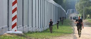 Die europäischen Konservativen wollen den Schutz an europäischen Grenzen verstärken. Im vergangenen Jahr wurde zwischen Polen und Belarus ein neuer Grenzzaun errichtet.