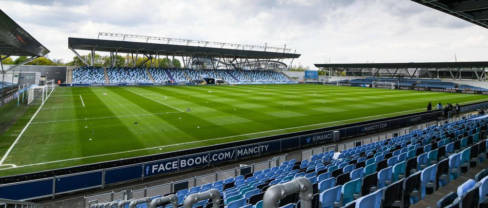 Das Manchester City Academy Stadium ist die kleinste Spielstätte der Fußball-EM und hat nur 4.700 Plätze.