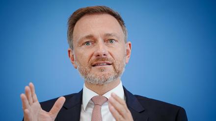 Der Bundesfinanzminister Christian Lindner (FDP).