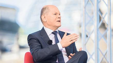 Kein Quotenhit. Das Sommerinterview mit Bundeskanzler Olaf Scholz in der ARD sahen 1,26 Millionen Zuschauerinnen und Zuschauer.