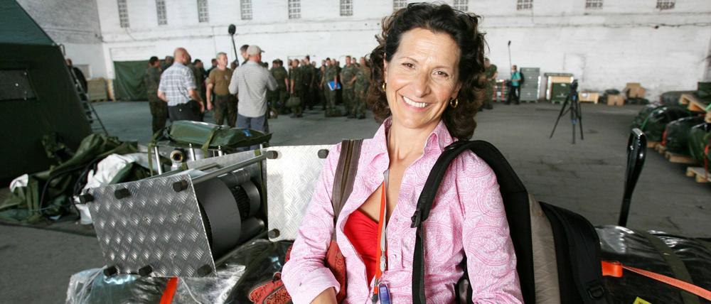 Immer auf dem Sprung: Antonia Rados für RTL.